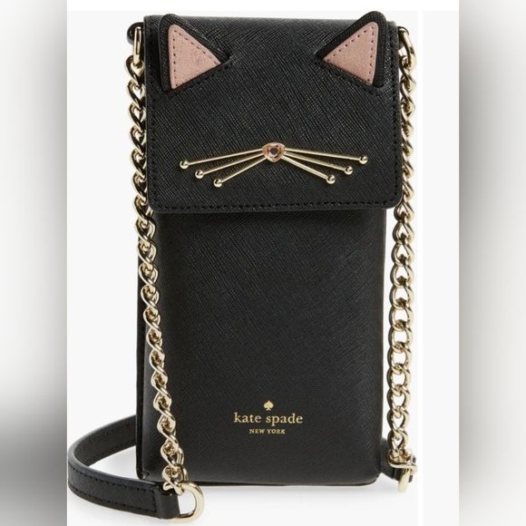 kate spade Handbags - Kate Spade Novelty Black Cat Crossbody Bag